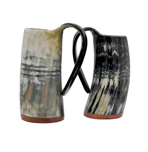 Chopes à boire en corne de buffle, chopes à bière, à vin, personnalisées, naturelles, thermiques, lavables au lave-vaisselle, modernes, luxueuses, vente chaude - Product Image 4