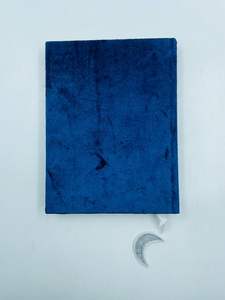 Agenda Escolar de Lujo con Diseño de Bordado Celestial Zari, Tela de Terciopelo, Hecha a Mano, Colores Personalizables, Logotipo Personalizado - Product Image 3