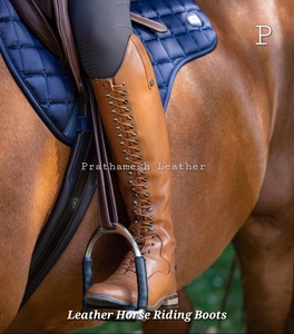 2025 Trending <b>Leather</b> Horse Riding Boots With Genuine <b>Leather</b> <b>Insole</b> Outsole Comfortable High-Top Design Use Elevate Your Style - Product Image 4