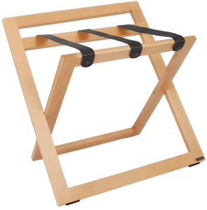 Porte-bagages pliable en chêne massif avec barre arrière - Product Image 6