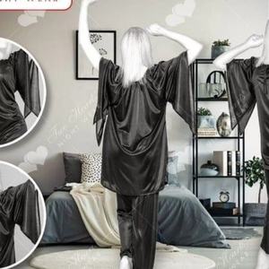 Venta al por Mayor de 5 Piezas de Camisones Sexys de Talla Grande, Conjunto de Lencería de Encaje y Satén para Mujer, Ropa de Dormir Suave de Seda - Product Image 5