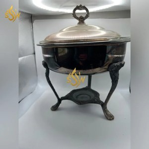 หม้อก้นลึกทรงกลมขนาดใหญ่สำหรับโรงแรมและอาหารงานแต่งงานหม้อเสิร์ฟร้อนมาตรฐานใหม่ - Product Image 1