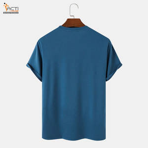 Respirant bas quantité minimale de commande hommes T-Shirts conception de logo personnalisé 100% coton T-Shirts fabriqués en gros hommes T-Shirts - Product Image 1