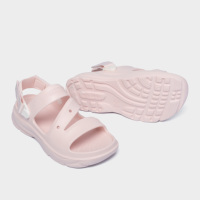 Sandales plates EVA moulées roses de style décontracté à la mode FX pour femmes chaussures à sangle arrière pour les rues de la ville et les salles de classe OEM disponible