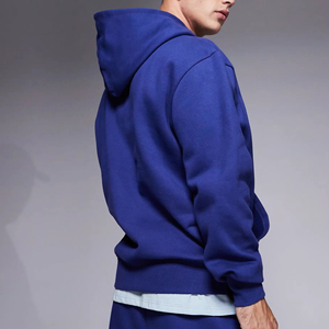 Sudadera de algodón 100% de gran tamaño para hombre, ropa informal transpirable, Sudadera con capucha bordada Lisa teñida, la mejor calidad para el invierno - Product Image 3