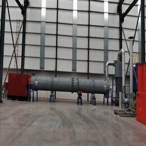 Secador de tambor rotativo de aserrín de madera de Biomasa con motor y motor 7.5kW Potencia 4500kg Capacidad - Product Image 1