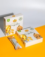 Barrita Energética de Piña AMANIS MD2 Hecha en Malasia, Dulce, Semi-Suave, Caja de Snacks de Frutas y Vegetales Horneados, Ingredientes Naturales Nutritivos