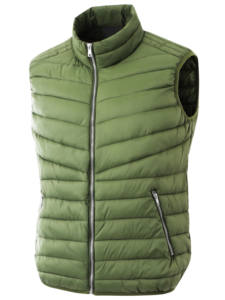 Chaqueta acolchada de invierno para hombre con estampado personalizado OEM, abrigos de lona con cuello levantado, chaqueta acolchada de invierno cálida con burbujas para hombre - Product Image 6