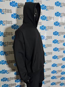 Sudadera con capucha de gran tamaño para hombre de alta calidad, 100% de algodón, diseño básico informal, hombro caído de peso pesado, personalizado para estampado de soplo con capucha - Product Image 2
