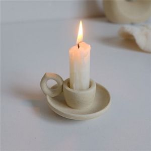 Sophisticated olive <b>green</b> tinted glass <b>pillar</b> and tea light holders. Available at wholesale prices. - Product Image 5