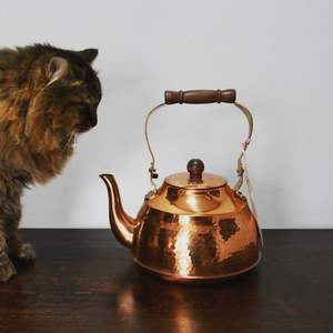 Bouilloire à thé en aluminium pour la préparation de boissons réconfortantes lors de moments de détente en famille, style classique, durable - Product Image 1