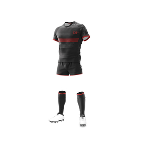 <b>Hot</b> Sale Men's Quick Dry Sublimation Rugby Uniform Set Jersey for Team Customizable Sublimated Rugby Uniforms - Product Image 2