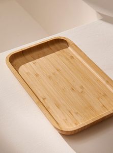 Plateau en bois massif de hêtre, plateau de rangement pour bijoux, produits décoratifs ondulés, accessoires photo, plateau de présentation décoratif - Product Image 6