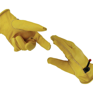 Gants de travail professionnels sur mesure les plus vendus, haute protection, en cuir de qualité supérieure pour la construction - Product Image 6
