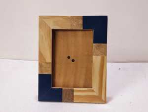 Marco DE FOTOS ecológico cuadrado de madera maciza A4 8x10 arte de pared rústico de madera dura de nogal para boda/cumpleaños - Product Image 3