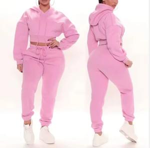 Vêtements de marque de créateur d'hiver très vendus, sweat-shirt à manches longues et court pour femmes, ensembles de survêtement de luxe, vêtements de marque pour femmes, ensemble de jogging - Product Image 2