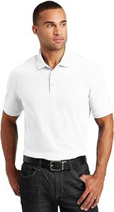 Polo liso de manga corta con logotipo de tela de diseño personalizado al por mayor, Polo informal liso de manga corta para hombre - Product Image 6