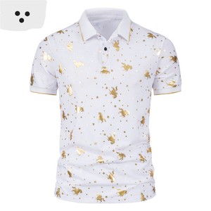 Camiseta de Manga Corta para Hombre, Diseño Sólido, Personalizada con Logotipo Bordado, Transpirable, Tejida, 100% Algodón, Diseño Gótico Personalizado - Product Image 6
