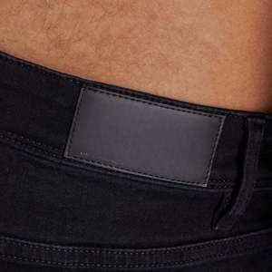 Jean à vaporiser pour homme en denim stretch noir à taille haute coupe skinny confortable Streetwear coupe fuselée à la cheville sans tarif à la mode britannique - Product Image 3