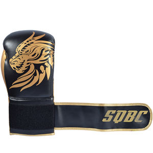 Gants de boxe en cuir de peau de vache véritable personnalisés multicolores durables et confortables pour le combat et l'entraînement professionnels - Product Image 1