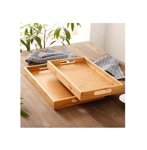 Lot de 2 plateaux de table dernier cri forme et taille personnalisées plateau en bois de qualité exclusive pour plateau de décoration intérieure - Product Image 1