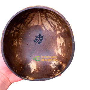 ชามกะลามะพร้าวขัดเงาเป็นมิตรกับสิ่งแวดล้อมแกะสลักธรรมชาติสำหรับการนำเสนองานปาร์ตี้ - Product Image 5