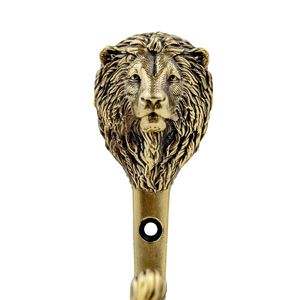 Brass Lion Wall <b>Hook</b> Stylish Mounted Clothing & Towel Hanger for Bathroom Bedroom & Decorative Home - Product Image 2