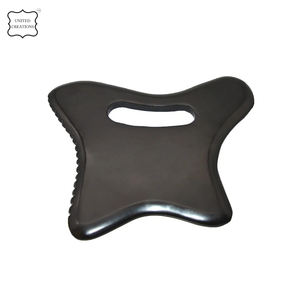 Poignée en pierre noire corps gua sha véritable Jade Gua Sha utiliser masseur facial outil de levage du corps pierre Gua Sha masseur Massage du visage et du corps - Product Image 4