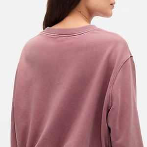 Sweat-shirt pour femmes en gros, manches longues, logo personnalisé, design uni, prix de gros, design économique 2026 - Product Image 5