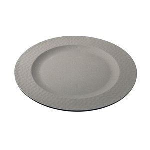 Bandeja decorativa de platos de cargador transparente de hierro hecho a mano PARA CENA DE BODA y restaurante vajilla elegante - Product Image 6