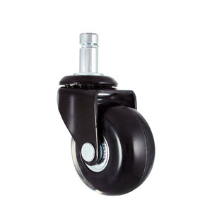 Roulette universelle de 2 pouces pour chaise de bureau Roue en acier lisse et silencieuse avec finition en polyuréthane pour le salon, la salle à manger et la salle de sport - Product Image 1