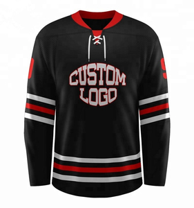 Jersey Profesional de Hockey sobre Hielo, Diseño Sublimado en Malla de Poliéster con Nombre, Número y Equipo Personalizados, Uniforme, Fabricante OEM, Pedido al por Mayor - Product Image 1