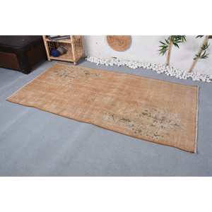 Tapis Patchwork en Laine Beige Vintage de Haute Qualité 3.6X7.3 pieds Style Rectangle Oriental Classique pour Adolescent Salon Chambre Latex - Product Image 2