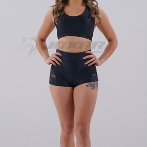 High Rise Pole Dance Bottoms Diseñado para la máxima comodidad Flexibilidad Rendimiento de secado rápido Tela Colores personalizados para la venta - Product Image 4