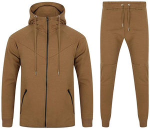 Ensemble complet de survêtement d'entraînement imprimé à capuche, poids moyen, écologique, séchage rapide, conçu pour les séances d'entraînement intenses et le quotidien - Product Image 3