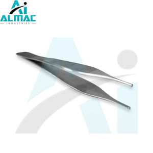 Fórceps de tejido Adson de 12cm de alta calidad ALMAC, gran oferta, instrumentos quirúrgicos de acero inoxidable, equipo quirúrgico básico de vendedor superior - Product Image 3