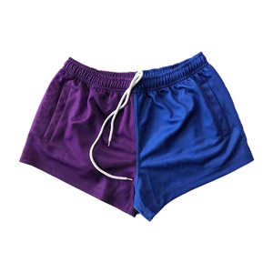 Short d'uniforme de rugby à cordon de serrage en polyester sublimé personnalisé avec poche à fermeture éclair durable vêtements d'équipe prix raisonnable - Product Image 1