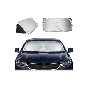 Universal Car Windshield <b>Sun</b> <b>Shade</b> with Free Parking Number Plate - Product Image 1