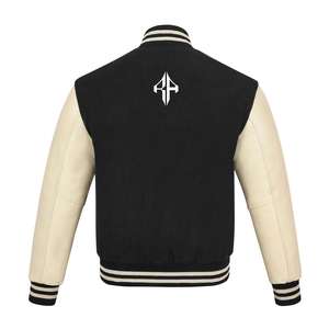 Nueva chaqueta de invierno con logotipo personalizado de tendencia superior, chaqueta universitaria con cuello acanalado transpirable de poliéster 100% de ATLANTIC - Product Image 2