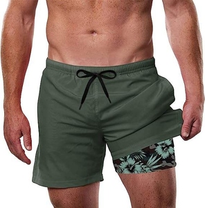 Men's Custom Summer Beach <b>Shorts</b> Elastic Quick Dry <b>Swim</b> Trunk Compression <b>Liner</b> 100% Polyester Casual Animal Pattern Wholesale - Product Image 5