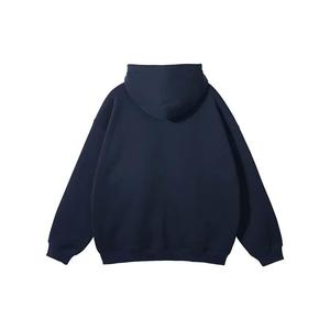 Pull-over à capuche d'hiver imperméable unisexe en polaire coupe normale avec poche et logo personnalisé Poids lourd personnalisé - Product Image 2