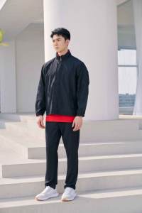 Unisex Premium Reversible 240gsm Alta Densidad Algodón Poliéster Chaqueta de abrigo en blanco Casual Diseño sólido J08 - Product Image 4