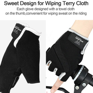 Ventilated Workout Gym <b>Gloves</b> with Built-In Wrist Wraps Full Palm Protection and Extra Grip for Sports & Weight Lifting <b>Gloves</b>. - Product Image 6