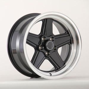 Cerchi in Lega 5X112 16 17 Pollici Argento/Nero con Finitura Diamantata per Auto Passeggeri <span class=keywords><strong>Mercedes</strong></span> <span class=keywords><strong>W126</strong></span> C126 W123 W124 - Product Image 5