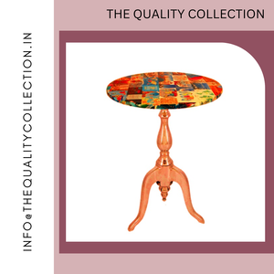 Taburete Super Sell 2023 con diseño moderno e impreso Taburete con acabado plateado y dorado para usos de decoración - Product Image 2