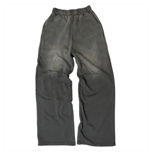 Survêtements délavés à l'acide Survêtements délavés au soleil zippés Ensembles de sweats à capuche et de pantalons de survêtement Survêtements en coton à 100% - Product Image 3