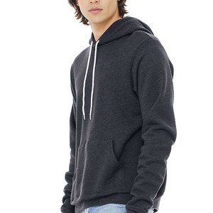 Sweat à capuche en polaire noir à impression numérique brodée, lavage minéral, pour l'hiver, Independent Trading Co - Product Image 5
