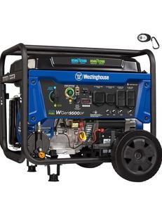 Generador Portátil de Respaldo para el Hogar WestNGhouse de 12500 Vatios, Industrial, de Doble Combustible, con Arranque Eléctrico Remoto y Interruptor de Transferencia, Gas/Propano - Product Image 3