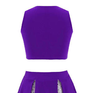 Nouveauté 2026 Ensembles d'uniformes de cheerleading imprimés pour filles et adultes pour les compétitions de cheerleading et les spectacles de danse 100% polyester - Product Image 6