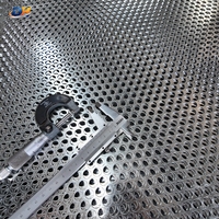 Tôle perforée à trous ronds en métal, plaque industrielle pour filtration, séparation, ventilation, épaisseur 1mm-8mm